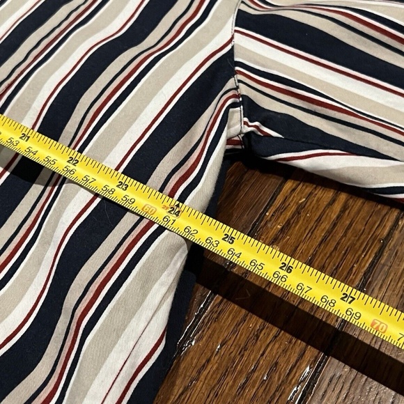 VTG Bugle Boy Company Button Down Shirt Men’s XL Long Sleeve Stripes - Picture 6 of 6